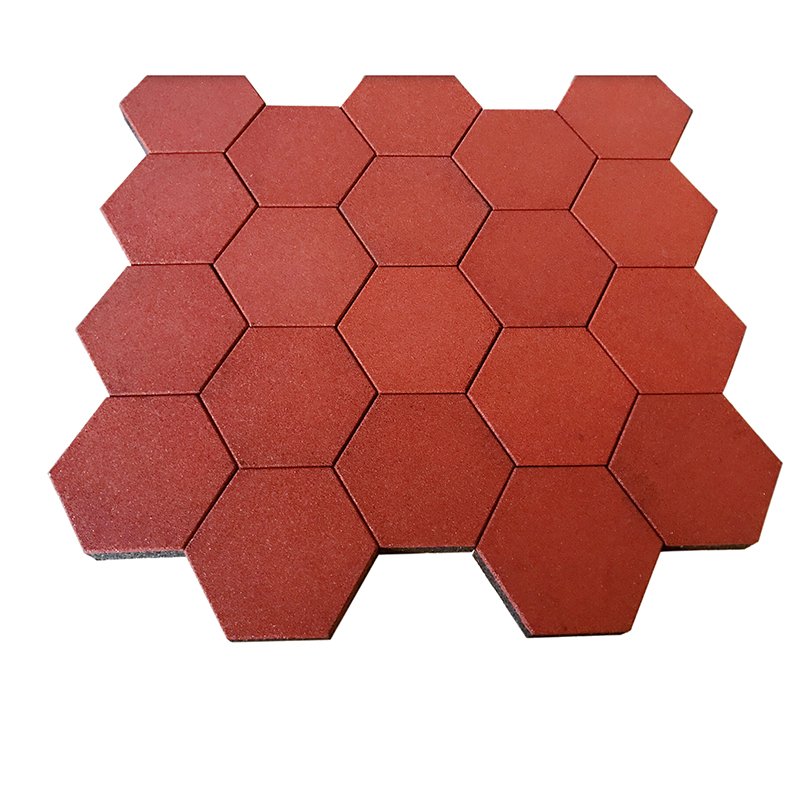六边形橡胶砖