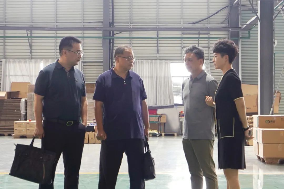 蚌埠市蚌山区政协一行莅临绿谷考察科技赋能相关工作